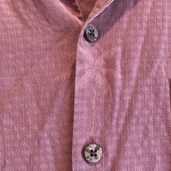 Tommy Bahama red Silk button down casual shirt M - Picture 4 of 8